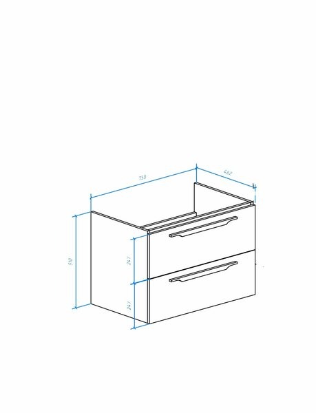 Тумба под раковину Bellezza Луиджи 80 4639213270014
